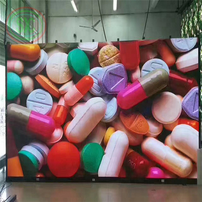 Aanpasbare 2,5 mm pixel pitch stage voor bruiloftsfeesten Kleurtemperatuur 8000K±500
