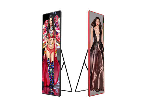 Aluminium LED Poster Display met 680x2000mm schermgrootte en 1R1G1B kleurconfiguratie
