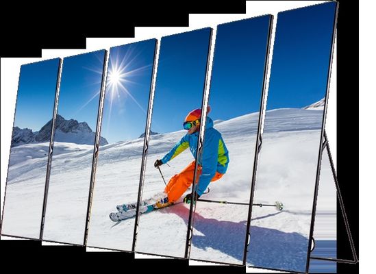 Goede prijs 320x160mm LED Poster Display 1R1G1B Kleurconfiguratie 680x2000mm Schermgrootte voor klantvereisten online