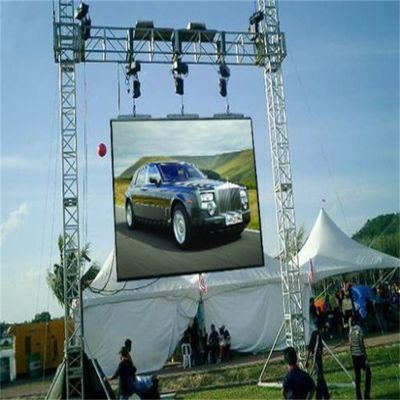 500*500mm Paneelgrootte Huur LED Display met 3000:1 Contrastverhouding en Die-cast Aluminium Kast