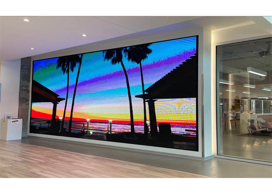 Gegoten aluminium indoor full color LED-scherm met moduleformaat 250*250mm en dichtheid 112896 punt/m2