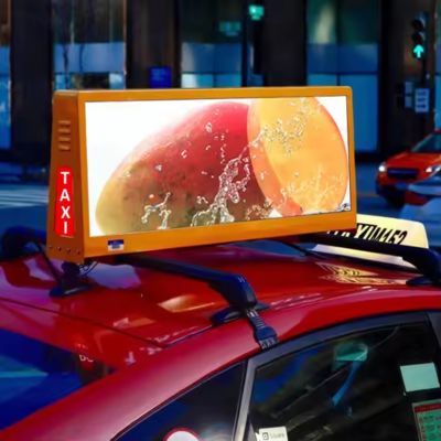 P6 HD Volledige Kleur Hoge Helderheid LED Auto Dakbord Display IP65 Waterdicht