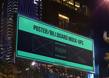 Waterdicht reclame-LED-scherm P8 Outdoor Full Color 1/4 Scan Mode HD