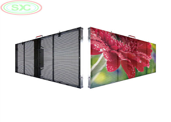 GOB LED-display reclamescherm voor ramen met dubbele back-upvoeding en toegang voor onderhoud aan de achterkant voor betrouwbaarheid