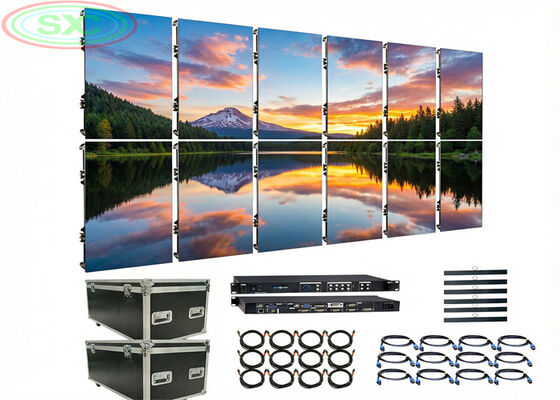 Goede prijs Verhuur LED-scherm buiten naadloos P6 Waterdicht IP65 Hoge helderheid Meer dan 6000 Cd M2 Geschikt voor shows en evenementen online