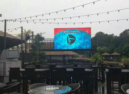 Goede prijs Buiten p6 Full Color LED Display met ijzeren stalen kast en IP65 bescherming geschikt voor ruwe omgevingen online
