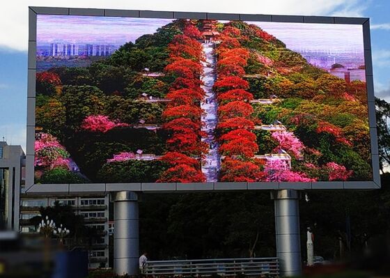 Waterdicht Grote led Billboard P6 Vaste raam Straat Advertentie Wand Scherm