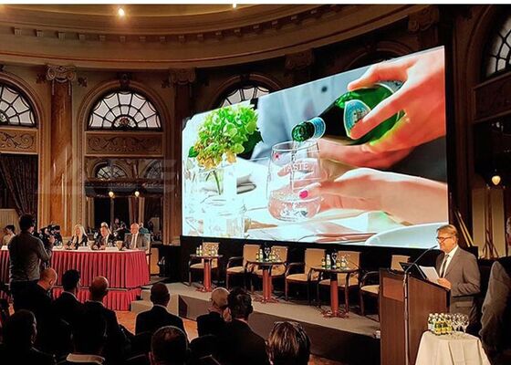 LED-lamp P3.91 LED-scherm binnen/buiten Wandgebouwd LED-scherm 3840hz vernieuwingsfrequentie