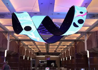 Stadion Grote schermwand LED-scherm Flexibel P4.81 Installatie binnen
