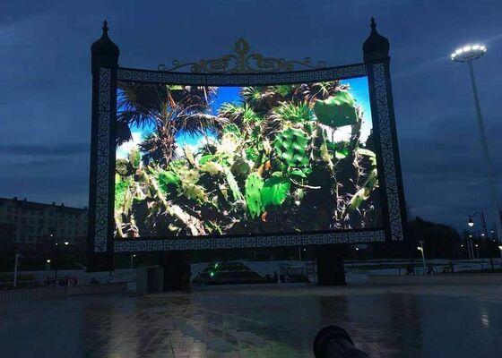 waterdicht achterste service open kast p10 outdoor full color led display