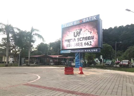 Buiten p6 192*192mm full color vaste installatie led display waterdicht kast reclame led scherm