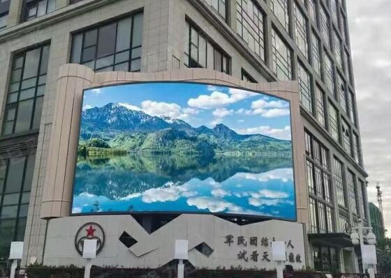 LED P6 Outdoor Full Color LED Display voor reclamewand met hoge resolutie en helderheid Energie voor outdoor video display