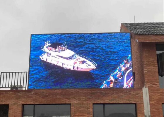 LED P6 Outdoor Full Color LED Display voor reclamewand met hoge resolutie en helderheid Energie voor outdoor video display