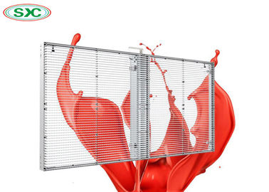 2000 cd / m2 Helderheid Doorzichtig LED-scherm, Full-Color Reclame LED-billboards