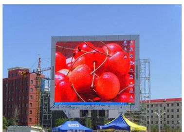 Grote commerciële outdoor P10 Led reclame schermen waterdicht hoge resolutie volkleur