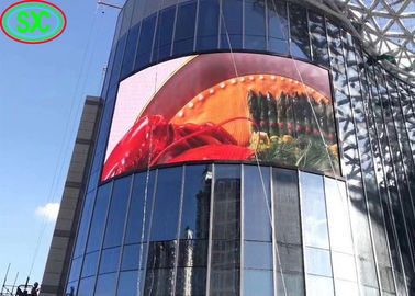 6500cd Helderheid Outdoor Advertising LED Screen Curved Video Wall P10 led screen Outdoor advertising