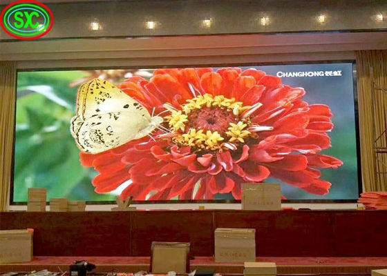 Goede prijs Conferentie Hoogresolutie Indoor LED Video Display COB HD P2.5 online