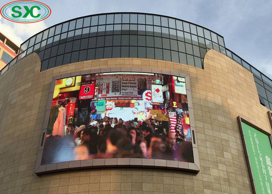 Goede prijs GROTE het LEIDENE van de het Scherm Volledige Kleur P10 Videoschermoutdoor/led Vertoning van Wall/LED Openlucht online