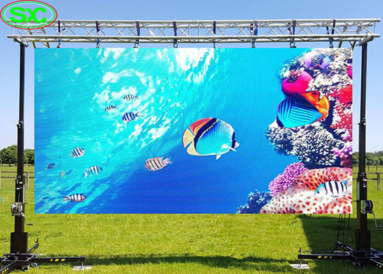 P5 de Openluchthuur Geleide Vertoningsschermen voor de Grote Achtergrond van het Overlegstadium met het Gieten van Aluminiumkabinet