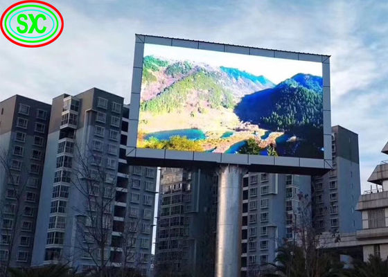 Pixel Pitch 8mm LED Reclame Groot scherm Buiten binnen full-color led display