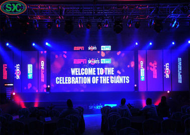 Verhuur van scherm/die Cast Aluminium LED Reclame Scherm Pitch 4,8 mm Hoge helderheid LED Display Scherm