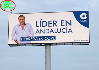 Verhuur op maat gemaakt groot, volledig gekleurd, buitenreclame-LED-display 1R1G1B
