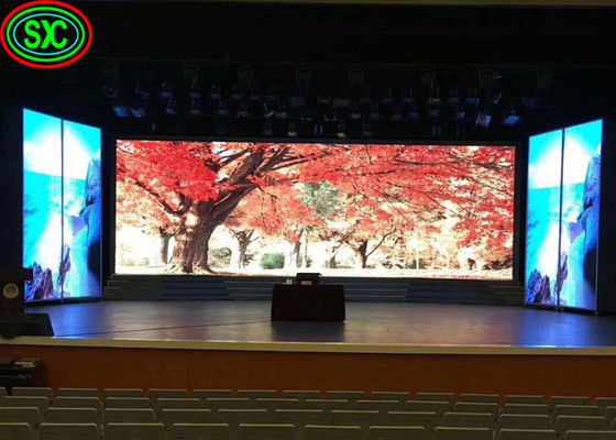 Indoor P3.91LED Stage Curtain Screen Background Reclame Huur HD No Drag full color led display