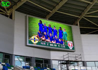 P10 LEIDEN van de de Kleurenvoetbal van het Scorebord bij sportstadion van Volledige de Controle Vertoningswifi