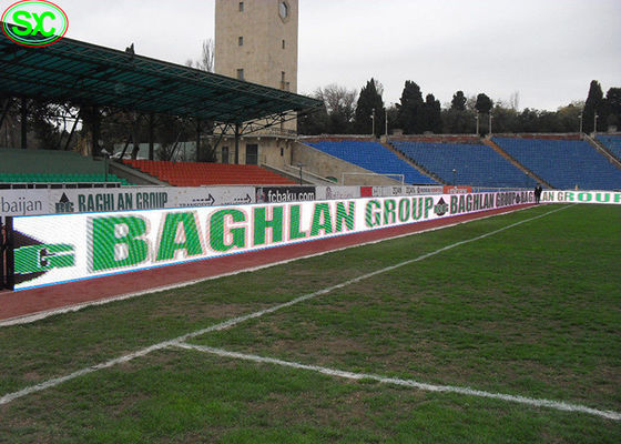 P10 RGB LEIDENE van het Voetbalstadion Vertoning, de Hoge vernieuwingsfrequentie van 5000hz 5 jaargarantie