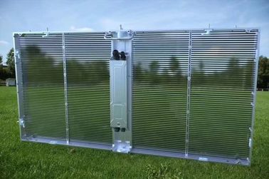 Hoge helderheid doorzichtig LED-scherm volkleurig reclamebord SMD2121