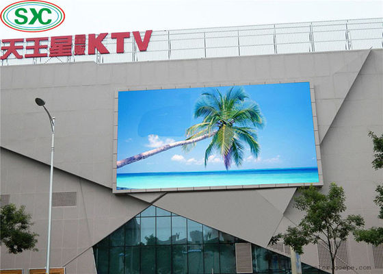 Hoge resolutie P6 Outdoor LED Advertising Board met IP65 Waterdicht 7000cd/sq m Helderheid en 192mm*192mm Modulgrootte