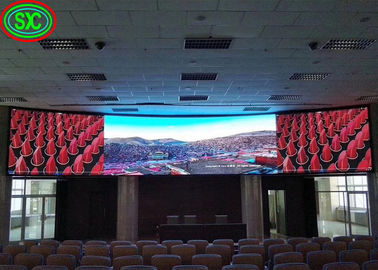 Gigantisch videomuur LED-paneelscherm P2 P3.91 Indoor Advertising Curved Box indoor full colour led-display