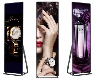 Vloer staande led spiegelscherm digitale bewegwijzering full colour waterdichte display led -poster