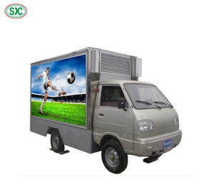 P4 Hoge helderheid Mobiele truck LED -display 1R1G1B Tube Chip Iron/Steel Case