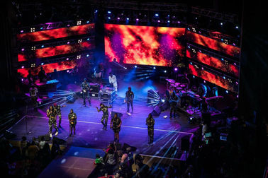 Giant Baseball Stadium Stage P6 Outdoor Full Color LED Lease Screen SMD2727 Type