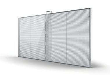 Commercieel 1R1G1B Transparante LED-tv-scherm 1000mmx1000mm Kassgrootte