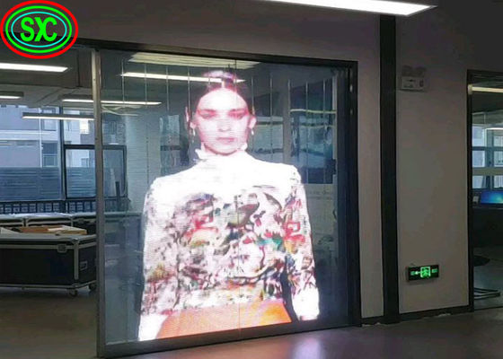 Goede prijs P3.9 Ultradun doorzichtig LED-video-scherm met een hoge verversingsfrequentie van meer dan 3840 Hz online