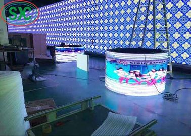 IP65 Full Color Outdoor LED Verhuur Scherm, 6mm Pixel Pitch Transparante Video Display