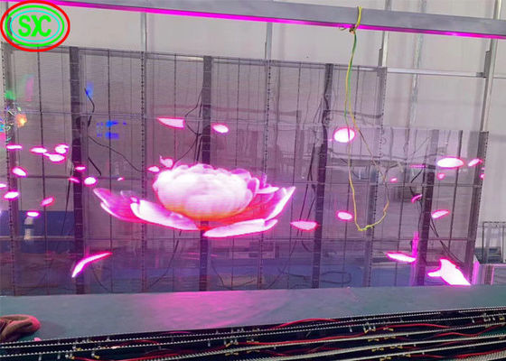 Goede prijs Waferchip Transparent LED Panel, High Visibility Transparent LED Scherm online