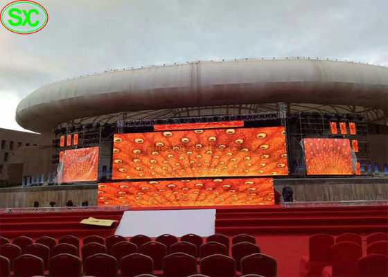 Goede prijs P4.8 Huur LEIDENE Vertoning 6500K - het Stadium van 9500K het Openluchtscherm Als achtergrond online