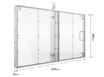 Waferchip Transparent LED Panel High Visibility Iron/Steel Cabinet