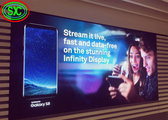 1200cd/m2 Helderheid LED-videowandscherm SMD2121 Hoge verversingssnelheid 3840hz binnenshuis full-color led display