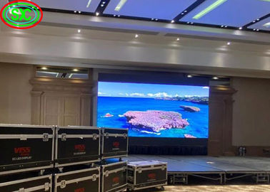Hoge vernieuwingsfrequentie Bühnenachtergrond Grote magnetische module P2 LED-display Videowand
