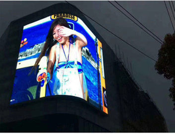 P2.5 Soft Film Group Advertenties Flexibele LED Full Color Screen 4mm Pixel gebogen stalen kast