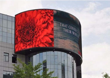 P2.5 Soft Film Group Advertenties Flexibele LED Full Color Screen 4mm Pixel gebogen stalen kast