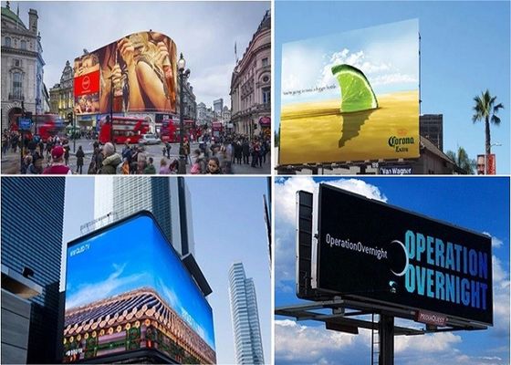 Goede prijs RGB 3 in 1 Volledige Kleur leidden Vertoningsraad, leidde de Volledige Kleur Tekens 5000cd/m Helderheid ² online