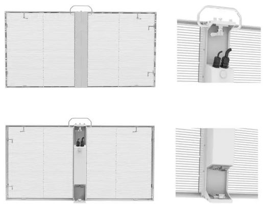 2500 Nits Doorzichtig LED-scherm