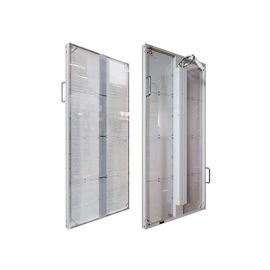 Lichtgewicht Transparent Led Video Wall Mesh Billboard Glas Display waterdicht transparante led video muur