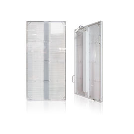 Lichtgewicht Transparent Led Video Wall Mesh Billboard Glas Display waterdicht transparante led video muur