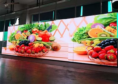 Grote kijkhoek volkleurige LED-verhuurdisplay met snelle installatie SMD P3 met kleine toonhoogte.91